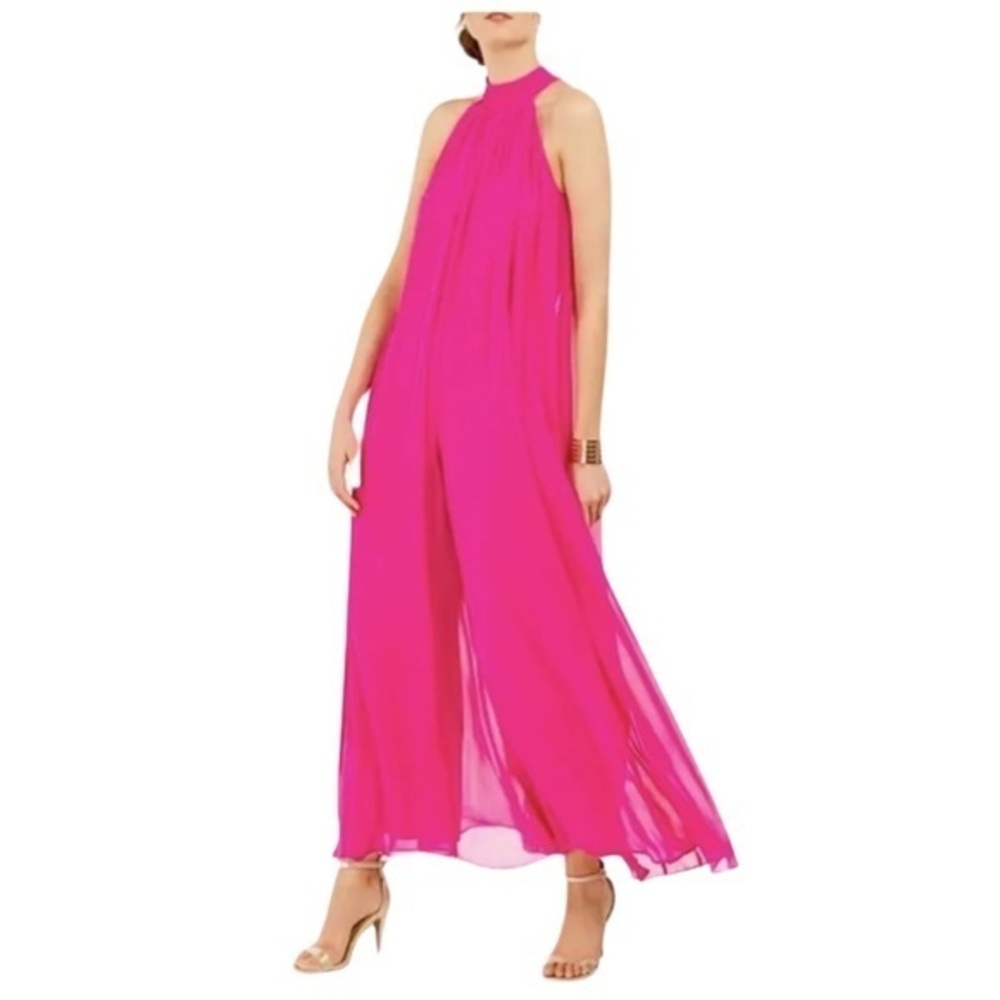 1. State Pink Halter Jumpsuit worn once